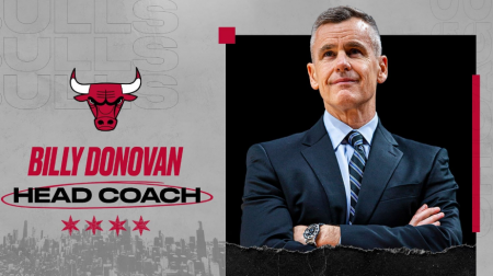 BULLS NAME BILLY DONOVAN HEAD COACH 